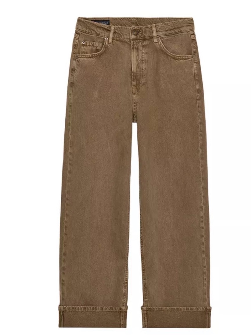 Zara ZW Collection Mid-Rise Baggy Jeans